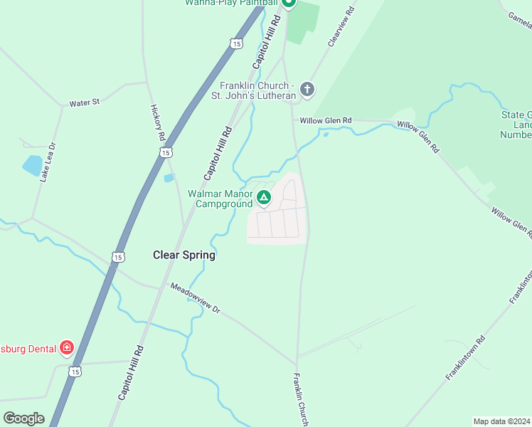 map of restaurants, bars, coffee shops, grocery stores, and more near 6 Walmar Manor in Dillsburg