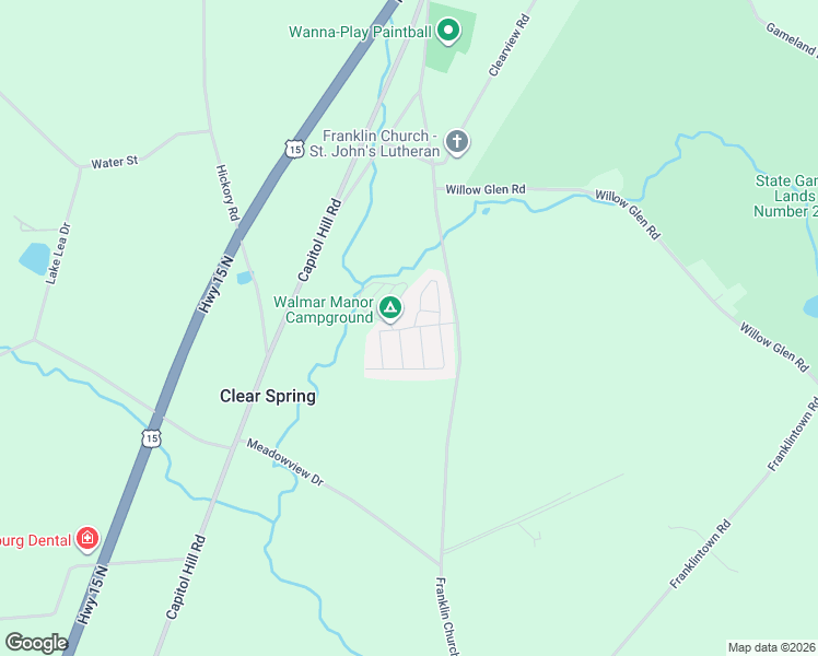 map of restaurants, bars, coffee shops, grocery stores, and more near 23 Walmar Manor in Dillsburg