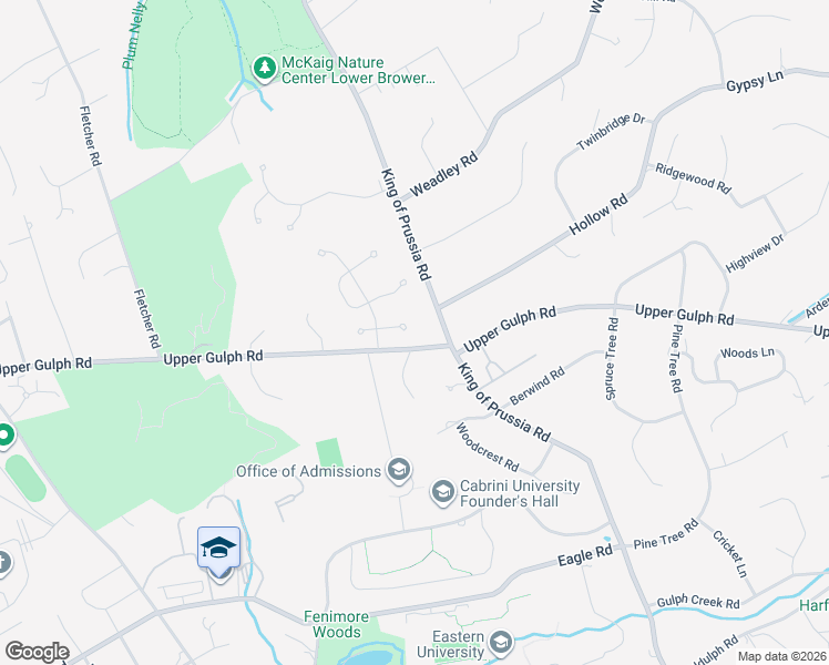 map of restaurants, bars, coffee shops, grocery stores, and more near 4 Ringneck Lane in Wayne