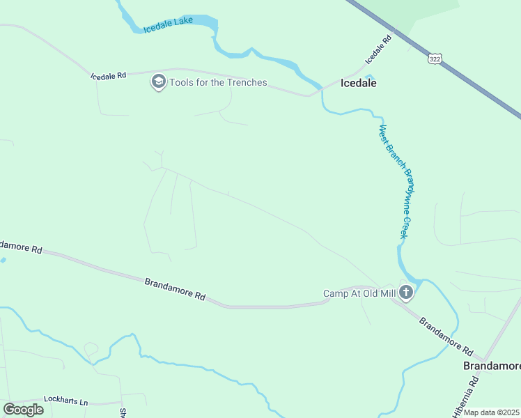 map of restaurants, bars, coffee shops, grocery stores, and more near Barons Hill Road in Honey Brook