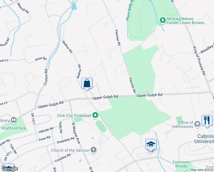 map of restaurants, bars, coffee shops, grocery stores, and more near 952 Mount Pleasant Avenue in Wayne