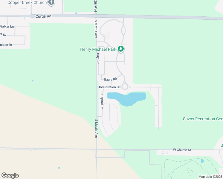 map of restaurants, bars, coffee shops, grocery stores, and more near 1204 Fellowship Lane in Savoy