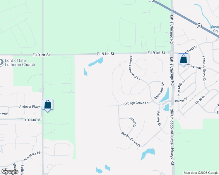map of restaurants, bars, coffee shops, grocery stores, and more near 18741 Stonebluff Lane in Noblesville