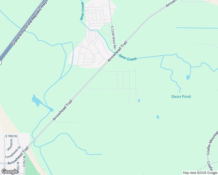 map of restaurants, bars, coffee shops, grocery stores, and more near 1342 East 1280 South in Salem