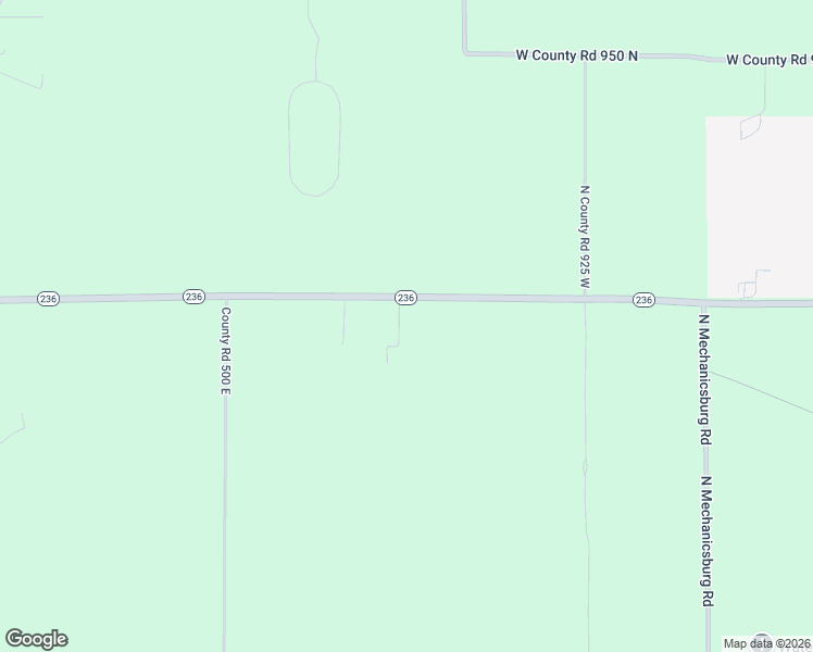 map of restaurants, bars, coffee shops, grocery stores, and more near 9613 Indiana 236 in Middletown