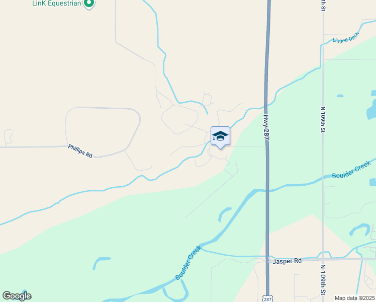 map of restaurants, bars, coffee shops, grocery stores, and more near 10484 Sunlight Drive in Lafayette