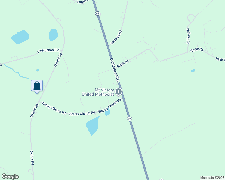 map of restaurants, bars, coffee shops, grocery stores, and more near 938 Baltimore Pike in Gardners