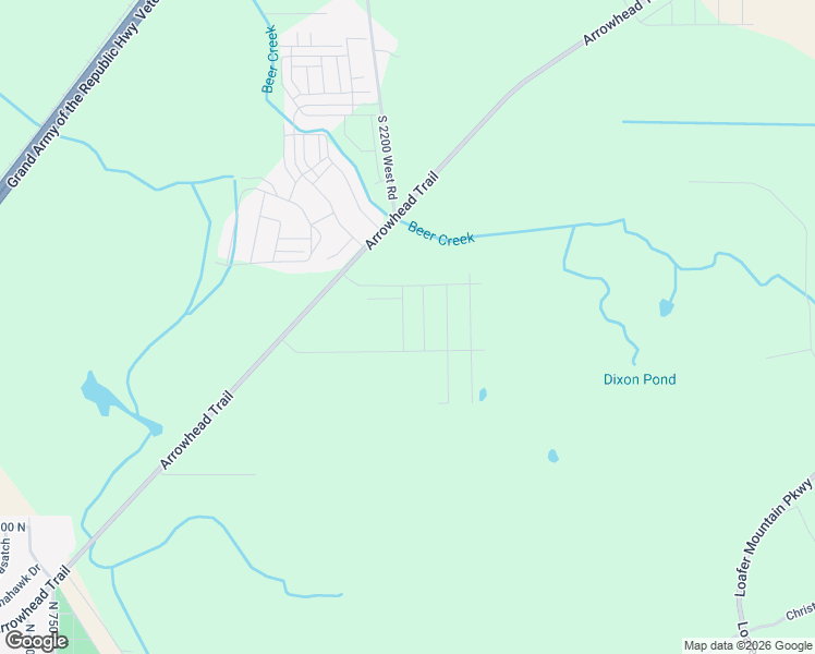 map of restaurants, bars, coffee shops, grocery stores, and more near 1308 North 1400 East in Woodland Hills