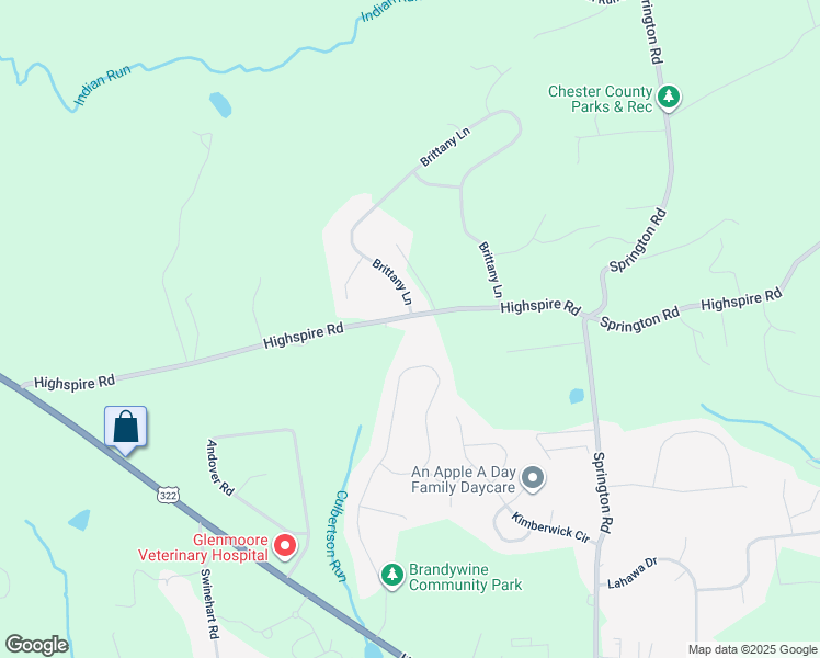 684 Highspire Road, Glenmoore PA Walk Score