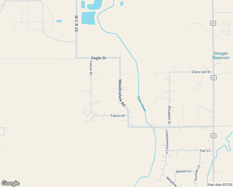 map of restaurants, bars, coffee shops, grocery stores, and more near 4241 Meadowlark Road in Fort Lupton