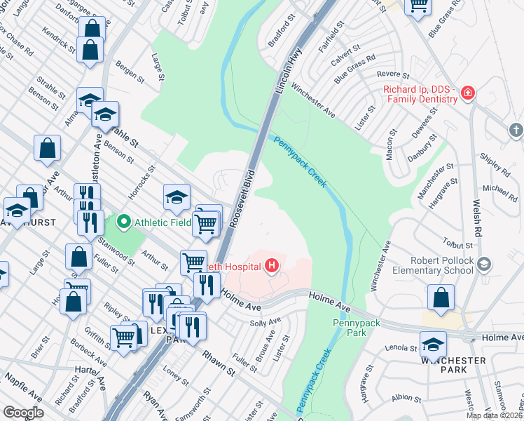 8401 Roosevelt Boulevard, Philadelphia PA - Walk Score