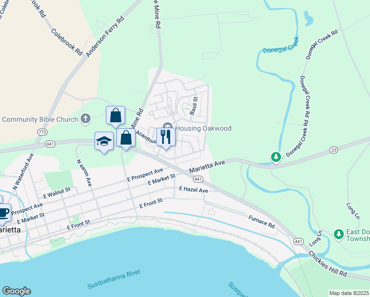 map of restaurants, bars, coffee shops, grocery stores, and more near 213 Heathersage Drive in Marietta