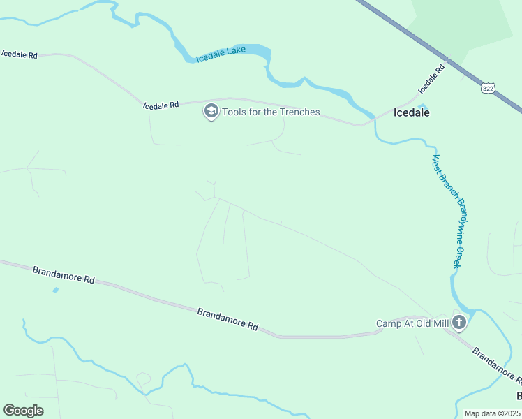 map of restaurants, bars, coffee shops, grocery stores, and more near 183 Barons Hill Road in Honey Brook