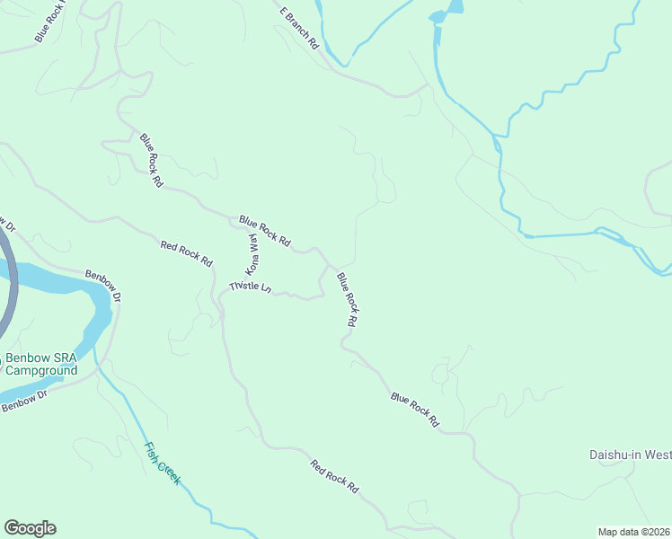 map of restaurants, bars, coffee shops, grocery stores, and more near Blue Rock Road in Garberville