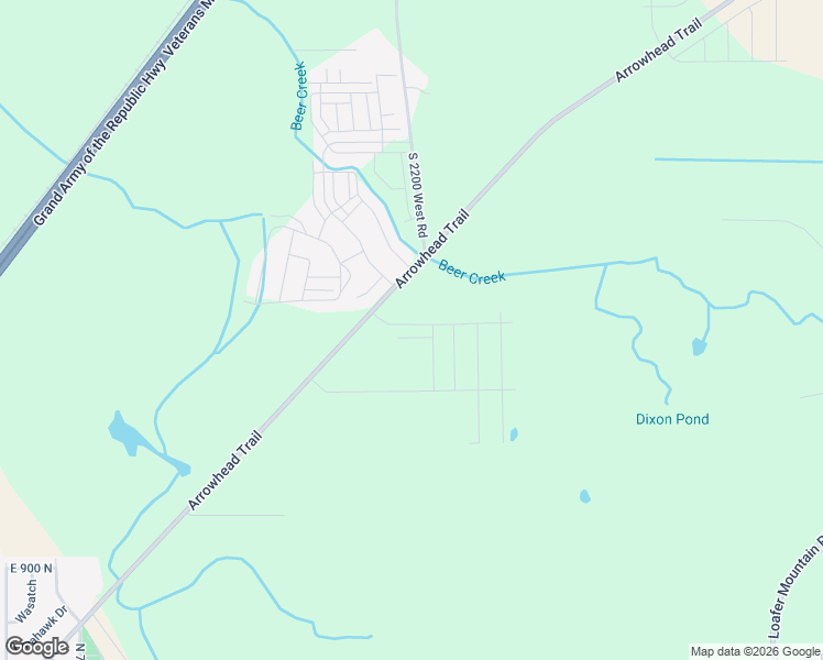 map of restaurants, bars, coffee shops, grocery stores, and more near 1355 East 1360 North in Payson