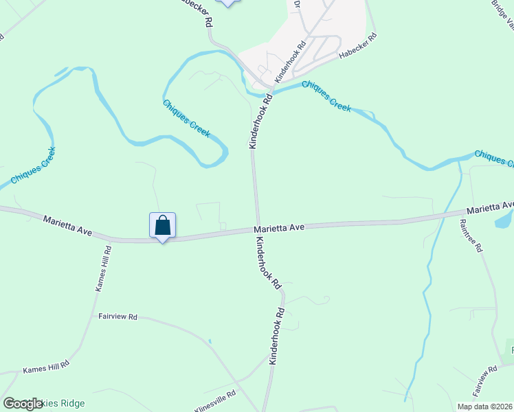 map of restaurants, bars, coffee shops, grocery stores, and more near Kinderhook Road in Columbia