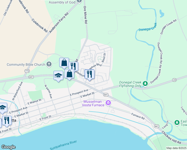 map of restaurants, bars, coffee shops, grocery stores, and more near 165 Daplin Avenue in Marietta