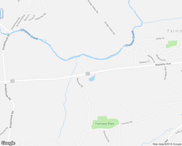 map of restaurants, bars, coffee shops, grocery stores, and more near 4380 Pennsylvania 23 in Columbia