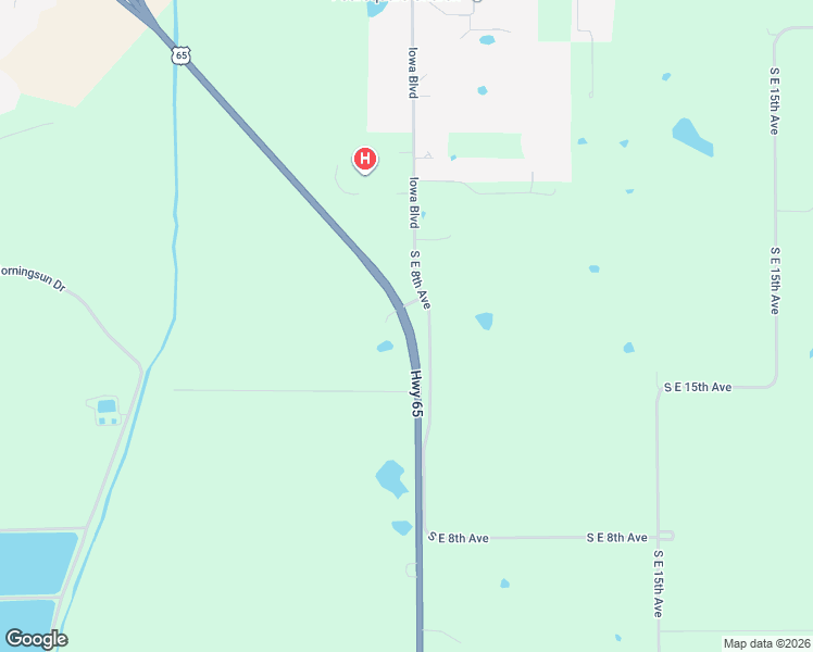 map of restaurants, bars, coffee shops, grocery stores, and more near U.S. 65 in Trenton