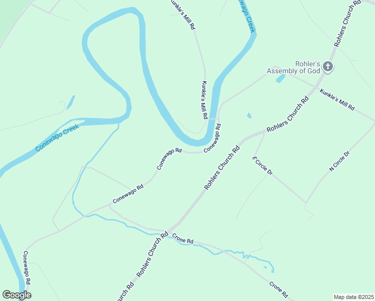 map of restaurants, bars, coffee shops, grocery stores, and more near 1000 Conewago Road in Dover