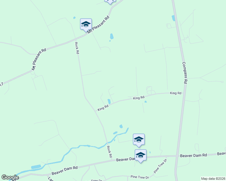 map of restaurants, bars, coffee shops, grocery stores, and more near 299 King Road in Honey Brook
