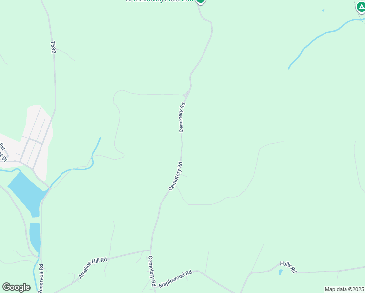 map of restaurants, bars, coffee shops, grocery stores, and more near Cemetery Road in Perryopolis