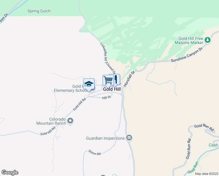 map of restaurants, bars, coffee shops, grocery stores, and more near 512 Main Street in Boulder