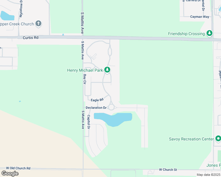 map of restaurants, bars, coffee shops, grocery stores, and more near 3905 Patriot Lane in Champaign