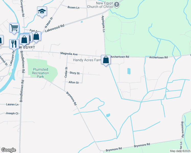 map of restaurants, bars, coffee shops, grocery stores, and more near 43 Story Street in Plumsted