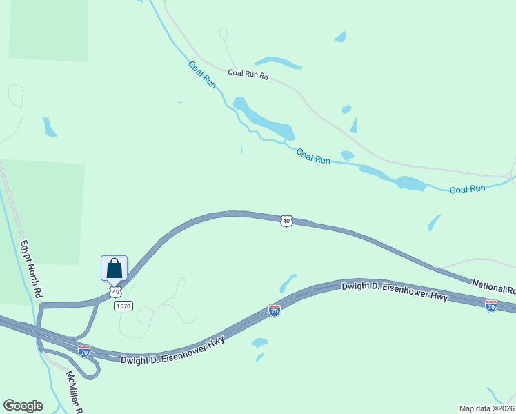 map of restaurants, bars, coffee shops, grocery stores, and more near 38675 National Road in Bethesda