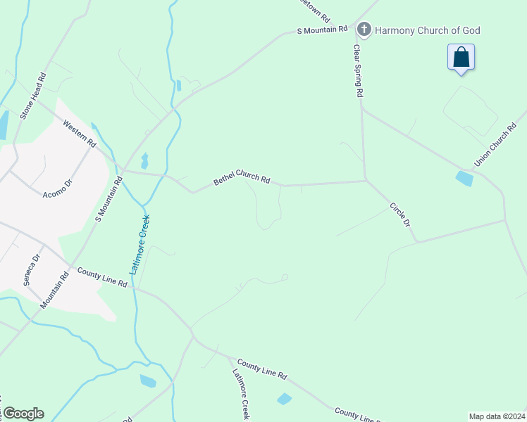 map of restaurants, bars, coffee shops, grocery stores, and more near 94 Bethel Church Road in Dillsburg