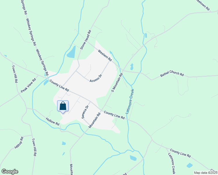 map of restaurants, bars, coffee shops, grocery stores, and more near 1622 South Mountain Road in Dillsburg