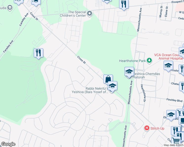 map of restaurants, bars, coffee shops, grocery stores, and more near 101 Eagle Ridge Circle in Lakewood