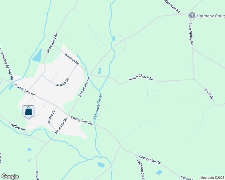 map of restaurants, bars, coffee shops, grocery stores, and more near 36 Bethel Church Road in Dillsburg