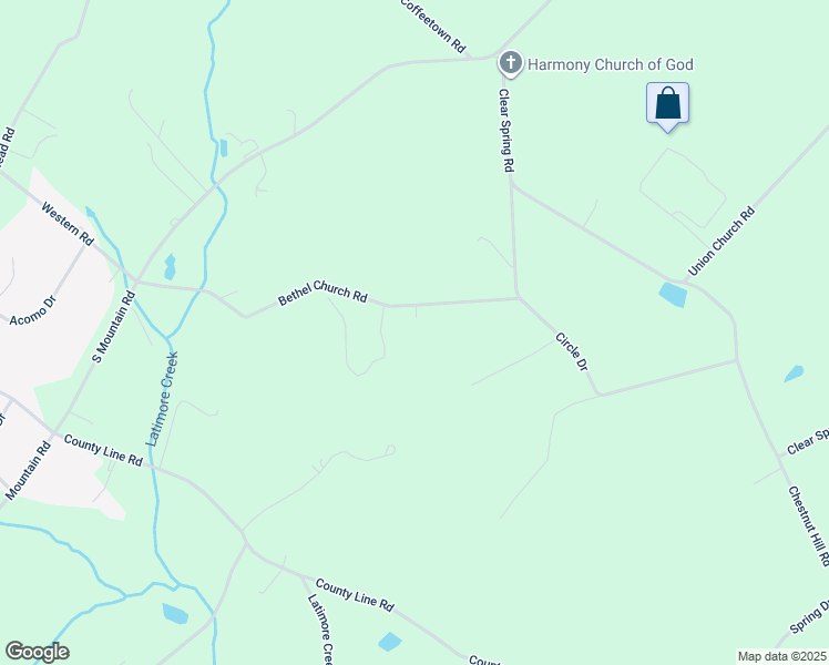 map of restaurants, bars, coffee shops, grocery stores, and more near 108 Bethel Church Road in Dillsburg