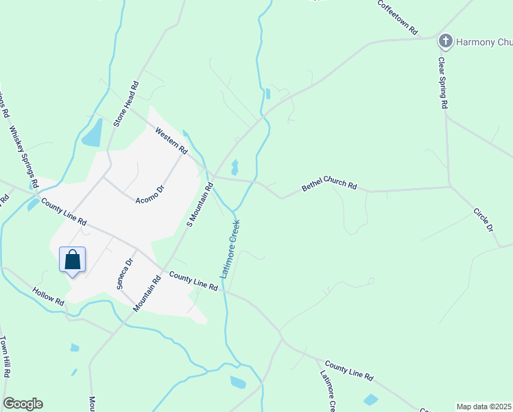 map of restaurants, bars, coffee shops, grocery stores, and more near 30 Bethel Church Rd in Dillsburg