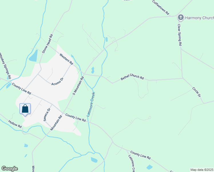 map of restaurants, bars, coffee shops, grocery stores, and more near 36 Bethel Church Road in Dillsburg