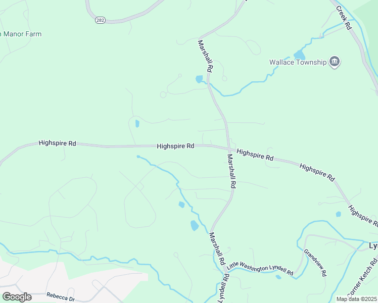 map of restaurants, bars, coffee shops, grocery stores, and more near 240 Highspire Road in Glenmoore