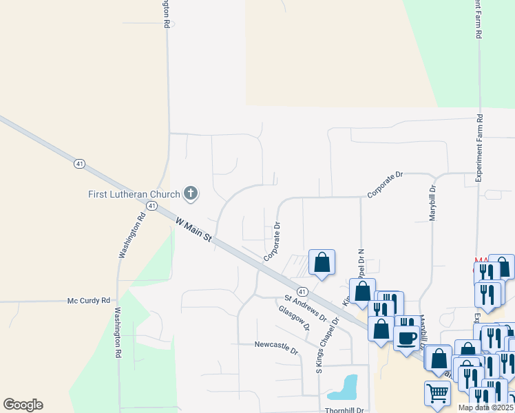 map of restaurants, bars, coffee shops, grocery stores, and more near 155 Carriage Crossing Way in Troy