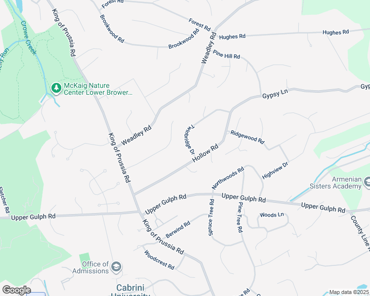 map of restaurants, bars, coffee shops, grocery stores, and more near 751 Twinbridge Drive in Wayne