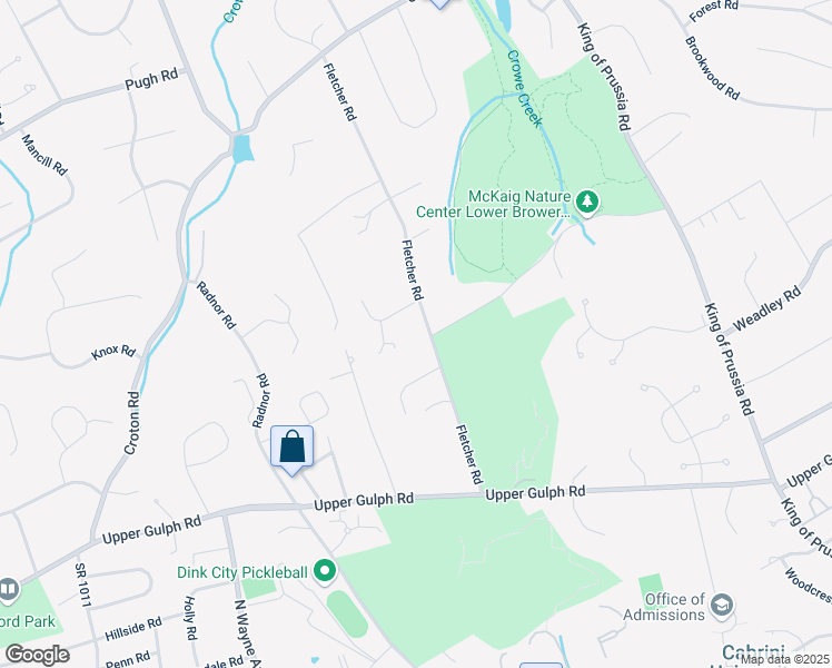 map of restaurants, bars, coffee shops, grocery stores, and more near 645 Fletcher Road in Wayne