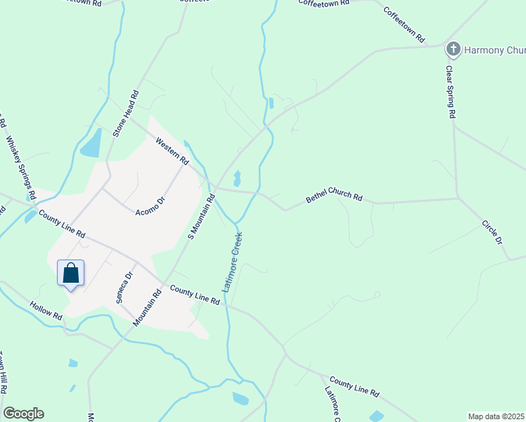 map of restaurants, bars, coffee shops, grocery stores, and more near 30 Bethel Church Rd in Dillsburg