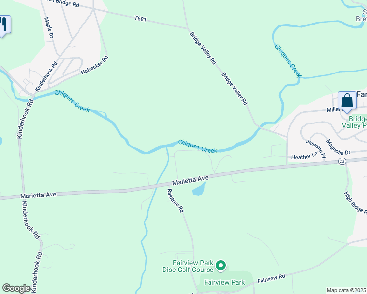 map of restaurants, bars, coffee shops, grocery stores, and more near 4381 Marietta Avenue in Columbia