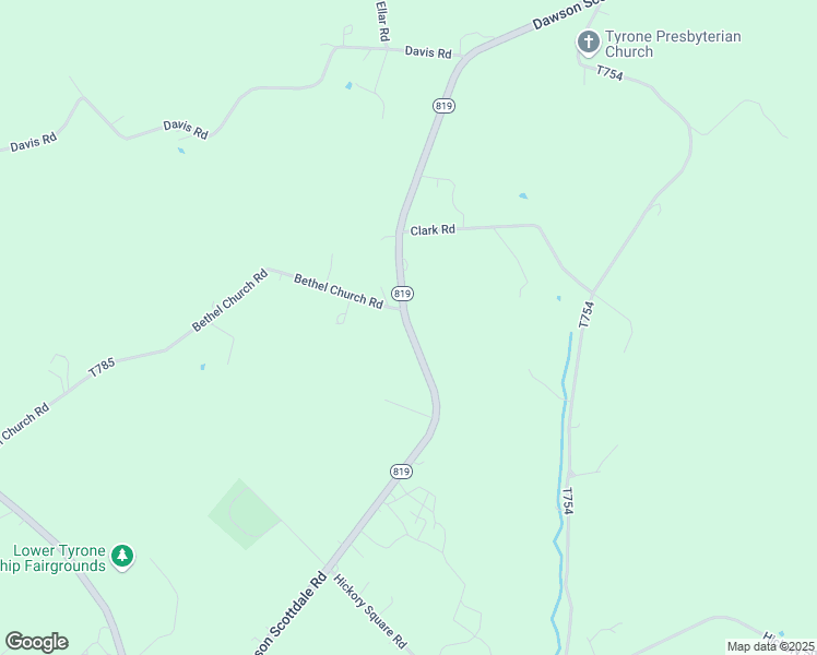 map of restaurants, bars, coffee shops, grocery stores, and more near Dawson Scottdale Road in Fayette County
