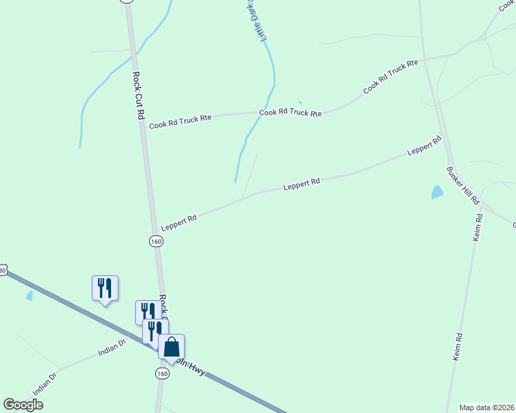 map of restaurants, bars, coffee shops, grocery stores, and more near 239 Leppert Road in Central City