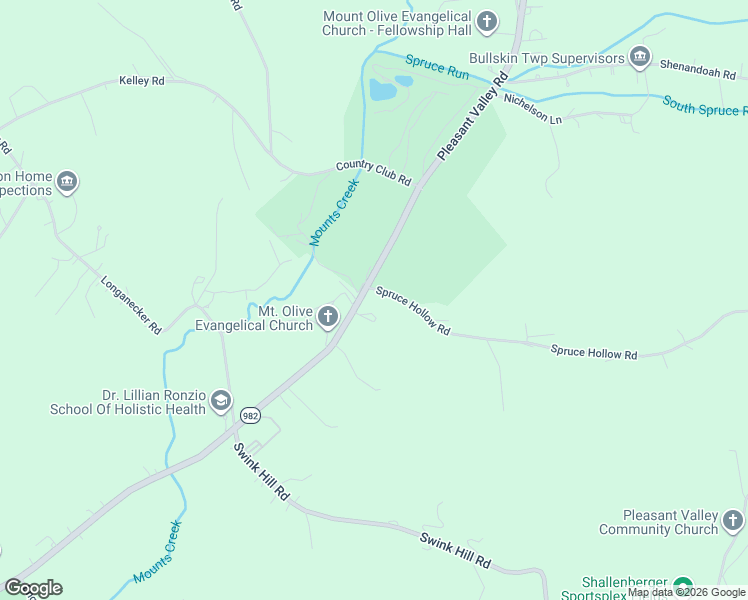 map of restaurants, bars, coffee shops, grocery stores, and more near 375 Pleasant Valley Road in Connellsville