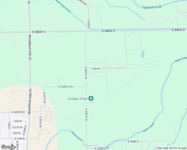 map of restaurants, bars, coffee shops, grocery stores, and more near 1469 East 690 North in Spanish Fork