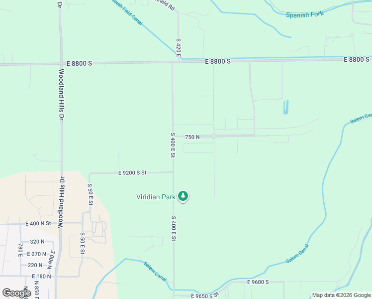 map of restaurants, bars, coffee shops, grocery stores, and more near 1461 East 690 North in Spanish Fork