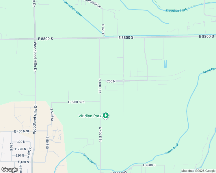 map of restaurants, bars, coffee shops, grocery stores, and more near 1466 East 720 North in Spanish Fork