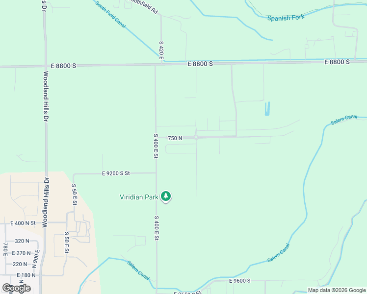 map of restaurants, bars, coffee shops, grocery stores, and more near 1534 East 720 North in Salem